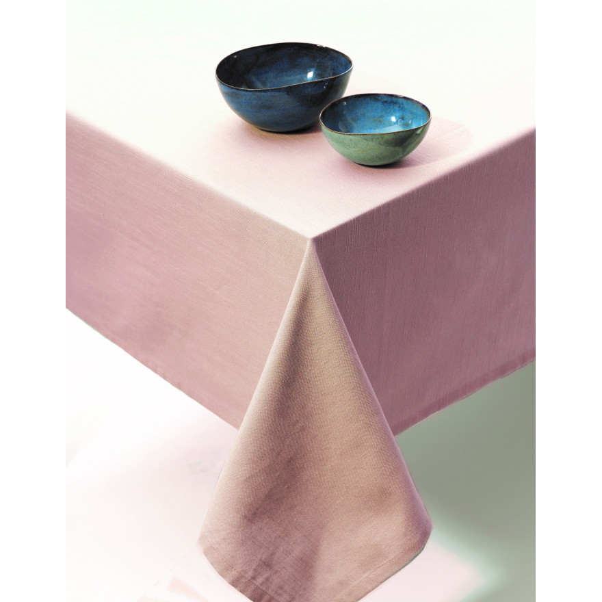 Tint: Nappe coton rose clair 150x250 cm