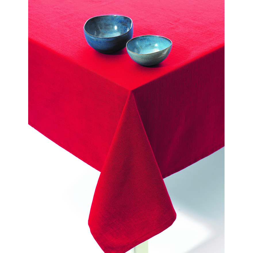 Tint: Nappe coton rouge 170x350 cm