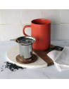 OGO: Rood kruidenthee pot steengoed 475ml.