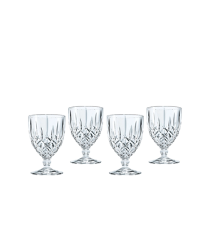 Nachtmann: Set van 4 wijn/water bekers small Noblesse 12,5 cm kristal