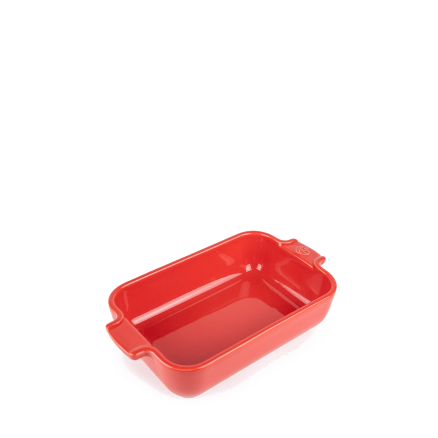 Peugeot: Appolia Plat four céramique rectange rouge 22 cm