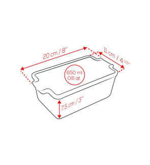 Peugeot: Appolia Terrine en céramique rouge 20 cm