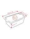 Peugeot: Appolia Terrine en céramique rouge 20 cm