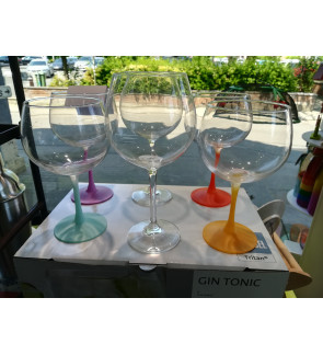 Luminarc: Cocktail Glass & Gin Summer Pop 70cl blauw.