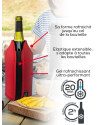 Peugeot: Frizz Rafraîchisseur extensible Vins & Champagnes, rouge, 23 cm