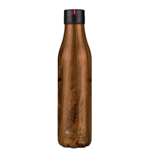 Les Artistes: bouteille isotherme 500 ml couleur bois