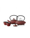 Bredemeijer: Tasses en fonte Xilin rouge set de 2