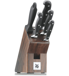 WMF: Set van 5 Grand Gourmet & Bloc houten messen.