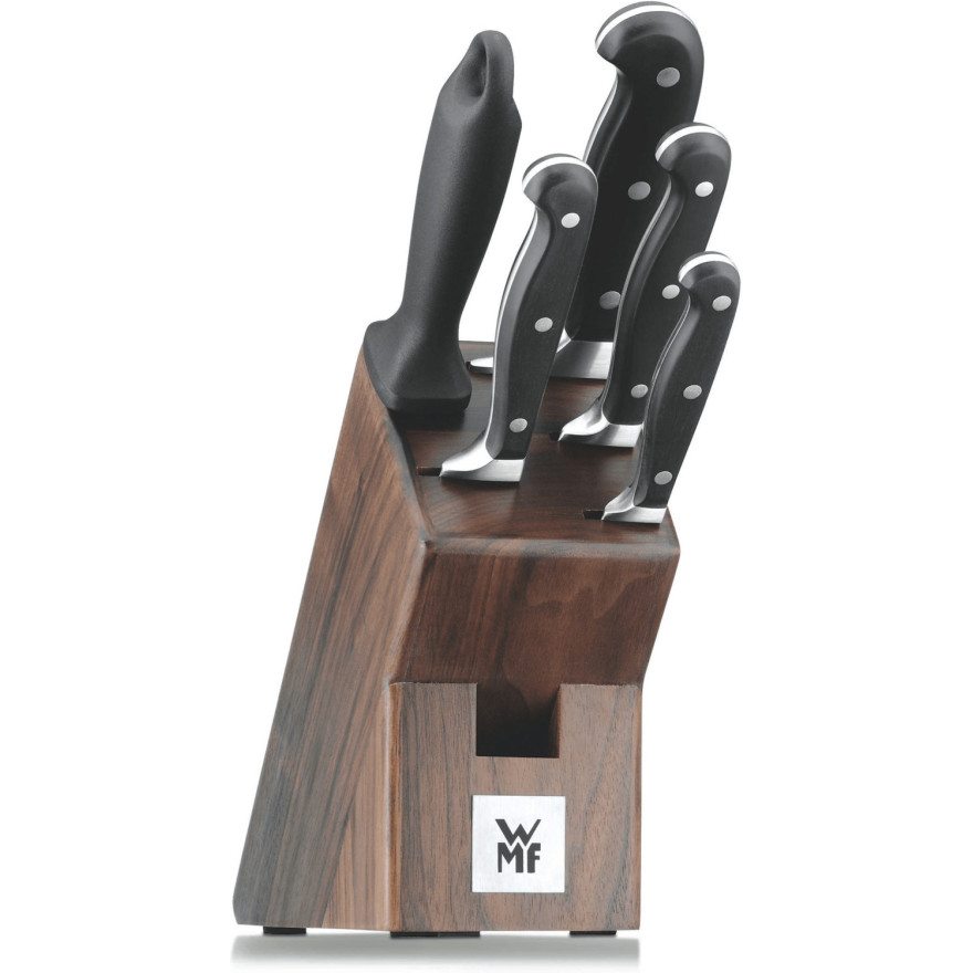 WMF: Set van 5 Grand Gourmet & Bloc houten messen.