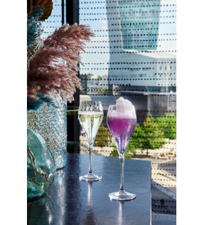 Chef & Sommelier: Symétrie Boîte de 6 flûtes à champagne 16cl