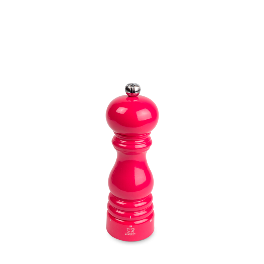 Peugeot:  Parisrama U'select handmatige zoutmolen in roze gelakt hout 18 cm