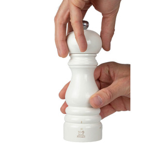 Peugeot:  Parisrama U'select handmatige zoutmolen in witte gelakt hout 18 cm