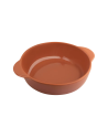 Menastyl: Terracotta ronde steengoed ovenschaal
