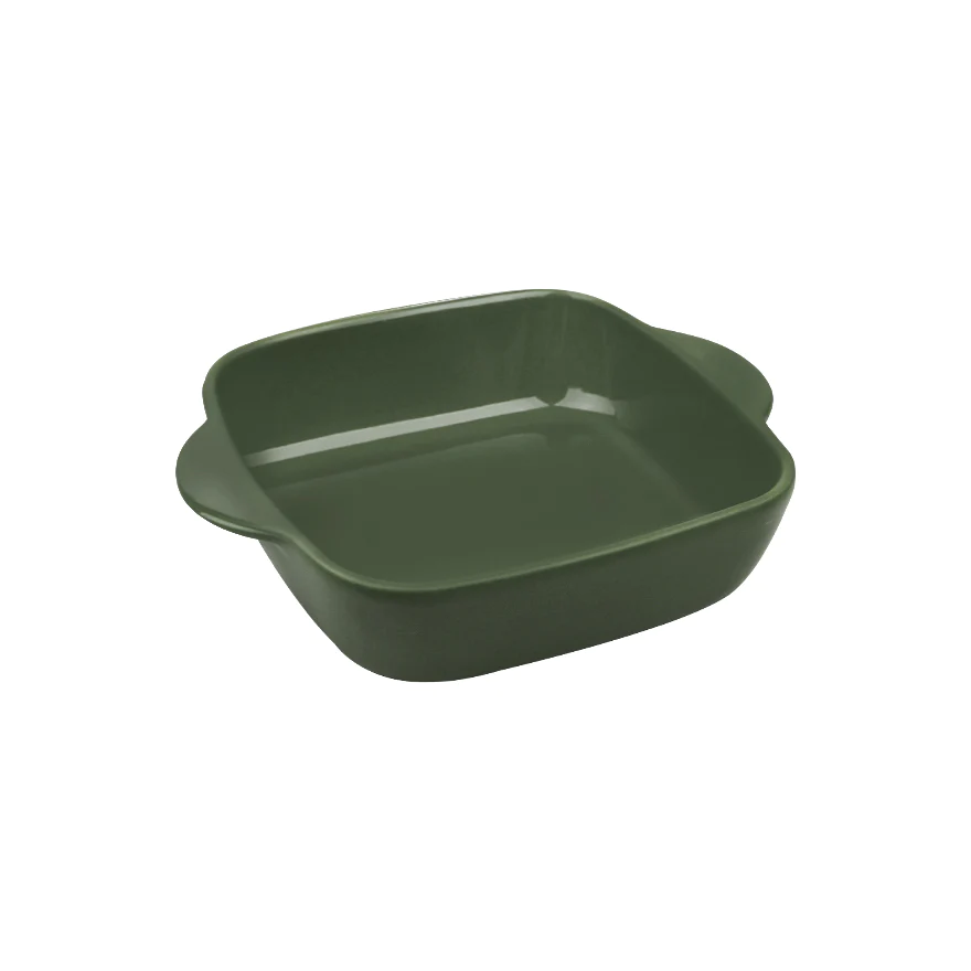 Menastyl: Plat carré pour le four vert 24 cm