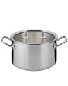 Spring Swiss Design: Brigade Basic 20 cm hoge steelpan met glazen deksel