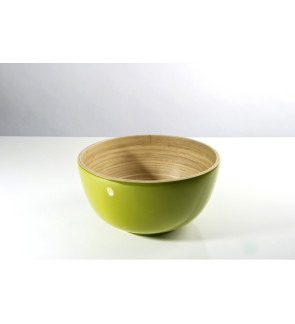 Bibol: Bol bambou vert 14 cm