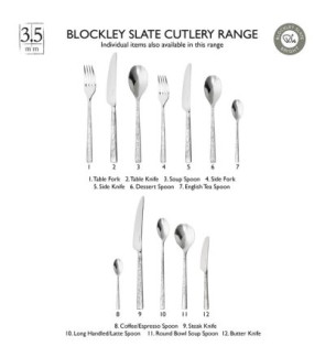 Robert Welch: Blockley Slate Set 24 bestek