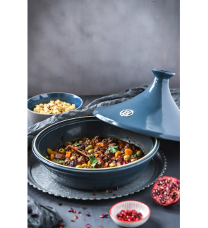 Emile Henry: Tajine 32 cm Bleue (feu doux)
