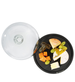 Zassenhaus: Plateau à fromage avec couvercle en verre COMFORT PLUS 28 cm
