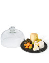 Zassenhaus: Plateau à fromage avec couvercle en verre COMFORT PLUS 28 cm