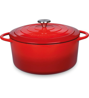 Küchenprofi: Cocotte en fonte Provence ronde rouge 22 cm