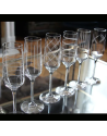 Stölzle:    Dynastie Set van 6 gebeitelde kristallijne champagneglazen 16 cl