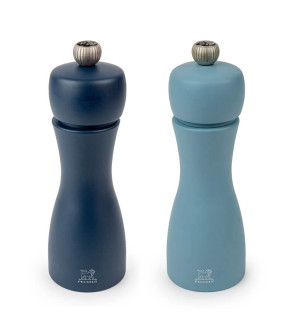 Peugeot: Tahiti Duo Bleu moyen & Bleu ciel Moulins à sel & poivre 15 cm