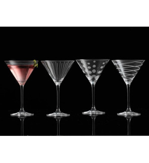 Mikasa: Set de 4 Verres à Cocktail-Martini 30 cl