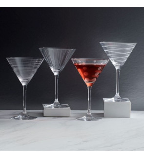 Mikasa:  Set van 4 Cocktail/Martini Glazen 30 cl