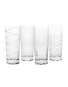 Mikasa:  Set van 4 Longdrinkglazen 55 cl