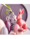 Engels Kerzen: Bougie lapin de Pâques rose mat