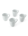 Mikasa: Chalk Set de 4 mugs en porcelaine