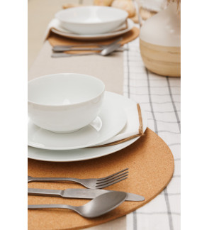 Mikasa: Chalk Set de vaisselle 12 pièces en porcelaine