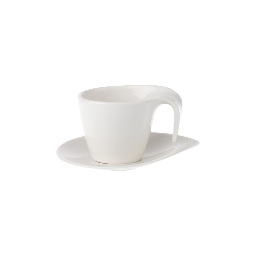 Villeroy & Boch: Flow Tasse à café avec soucoupe 2 pièces