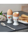 Kitchencraft: Coquetier traditionnel fleurs rouges