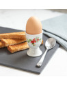 Kitchencraft: Coquetier traditionnel fleurs rouges