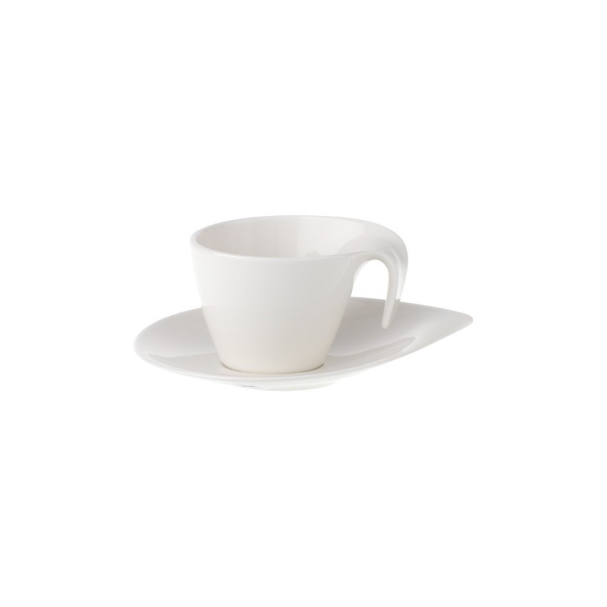 Villeroy & Boch: Flow Tasse moka avec soucoupe 2 pièces