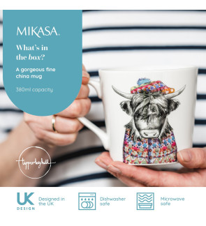 Mikasa: Tipperleyhill mug en porcelaine vache écossaise