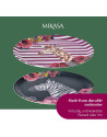 Mikasa: Wild heart plateau rond imprimé girafe 36cm