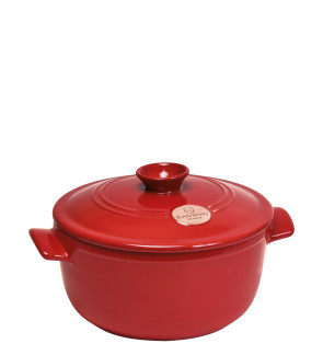 Emile Henry: Cocotte ronde rouge 2,5L