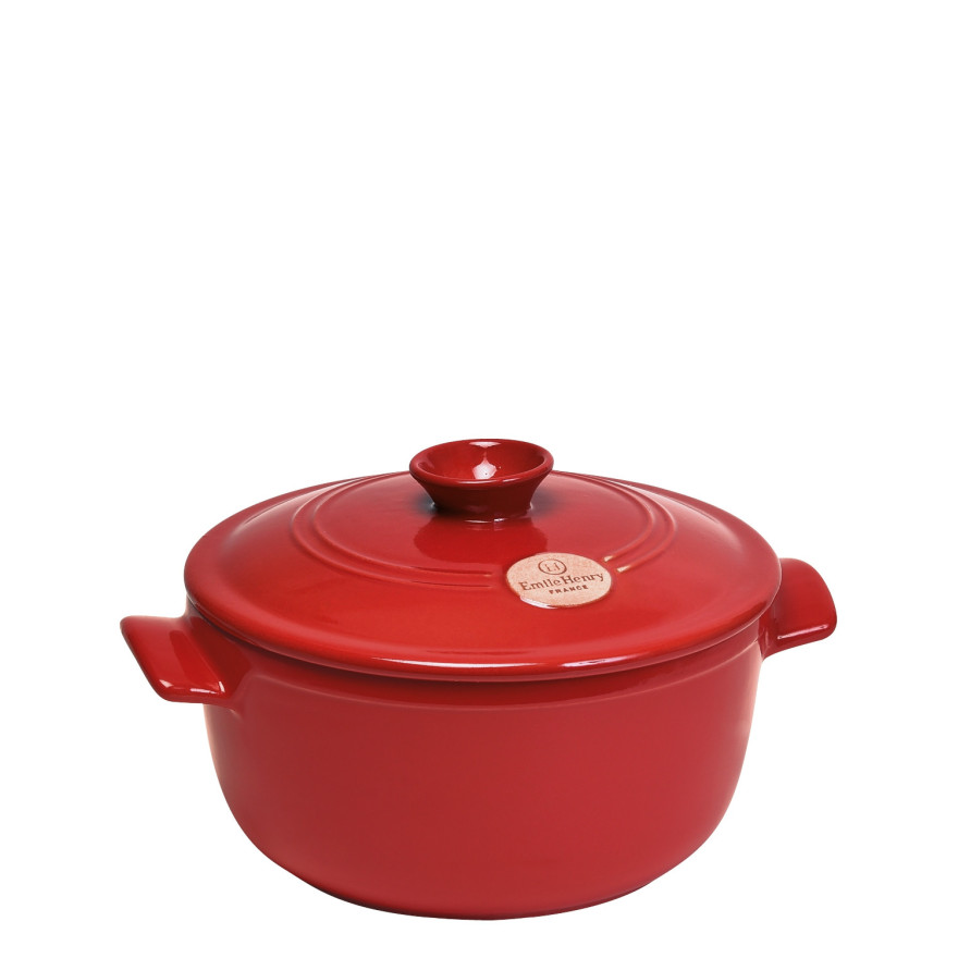 Emile Henry: Cocotte ronde rouge 2,5L