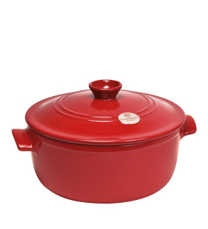 Emile Henry: Cocotte ronde rouge 5L