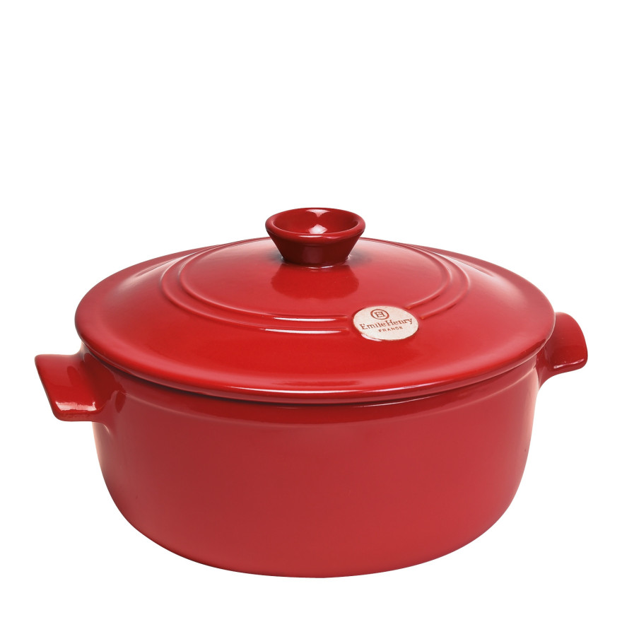 Emile Henry: Cocotte ronde rouge 5L