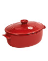 Emile Henry: Cocotte ovale rouge 6L