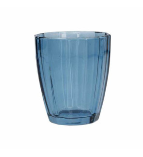 Rose & Tulipani :  Amami verre à eau/jus coloré bleu nuit 33cl