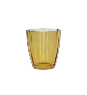Rose & Tulipani :  Amami verre à eau/jus coloré ambre 33cl