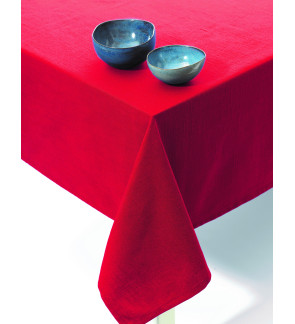 Tint:  Rode katoenen tafelkleed 150x250cm