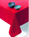 Tint: Nappe coton rouge 150x250 cm