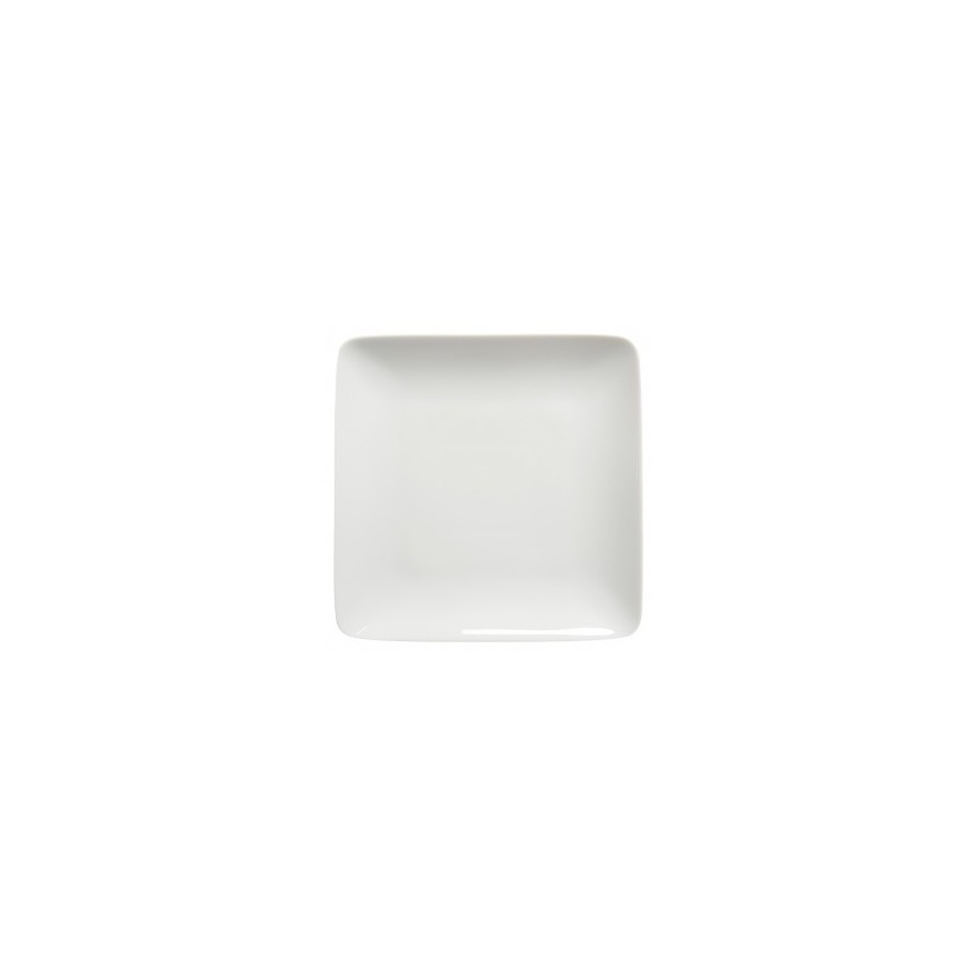 Guy Degrenne: Modulo Blanc Assiette plate carrée 24 cm