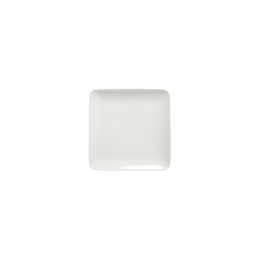 Guy Degrenne: Modulo Blanc Assiette dessert carrée 20 cm